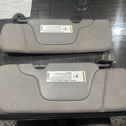 99-07 GMC / Chevy Pewter Color Sun visors / Perfect Condition  No Issues At All 
