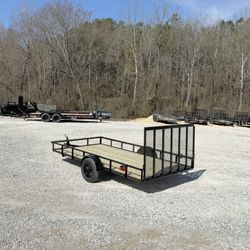 New 7x14 Utility Trailers