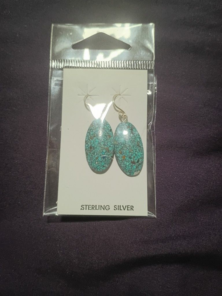 Sterling Silver Turquoise Earrings