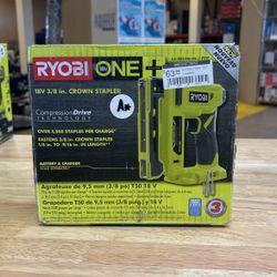 RYOBI ONE+ 18V Compression Drive Cordless 3/8 in. Crown Stapler