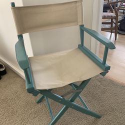 Teal Director’s Chair