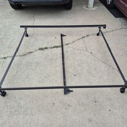 Nice Used Queen Size Metal Bedframe. 