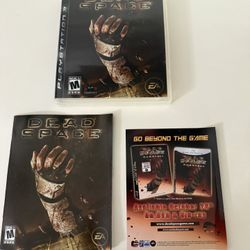 Dead Space (PS3, 2008) CASE AND MANUAL ONLY - No Game - Original Black Label
