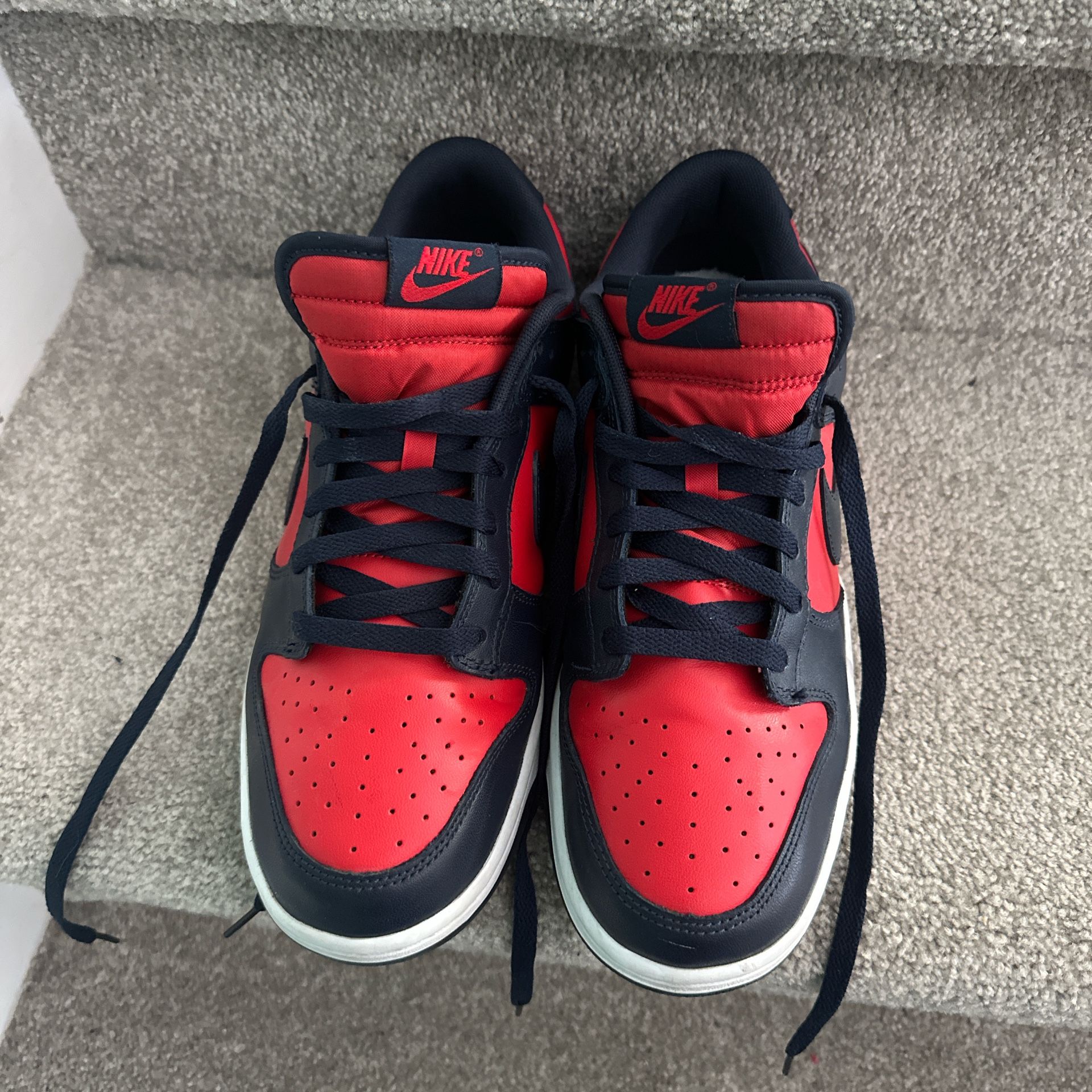 Red And Blue Dunks