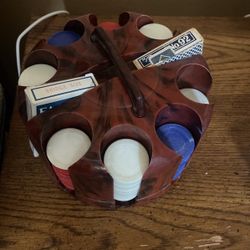 Rotating Poker Set