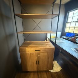 Modern Industrial Cabinet & Shelving Unit 