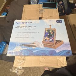 27 Pcs Acrylic Paint Set Portable Display