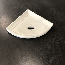 Geo Flatback 5in Corner Soap Dish