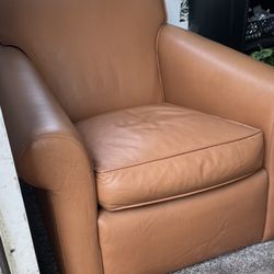 2 Single leather Sofa. 