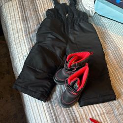 2-3 T  Overall With Boots
