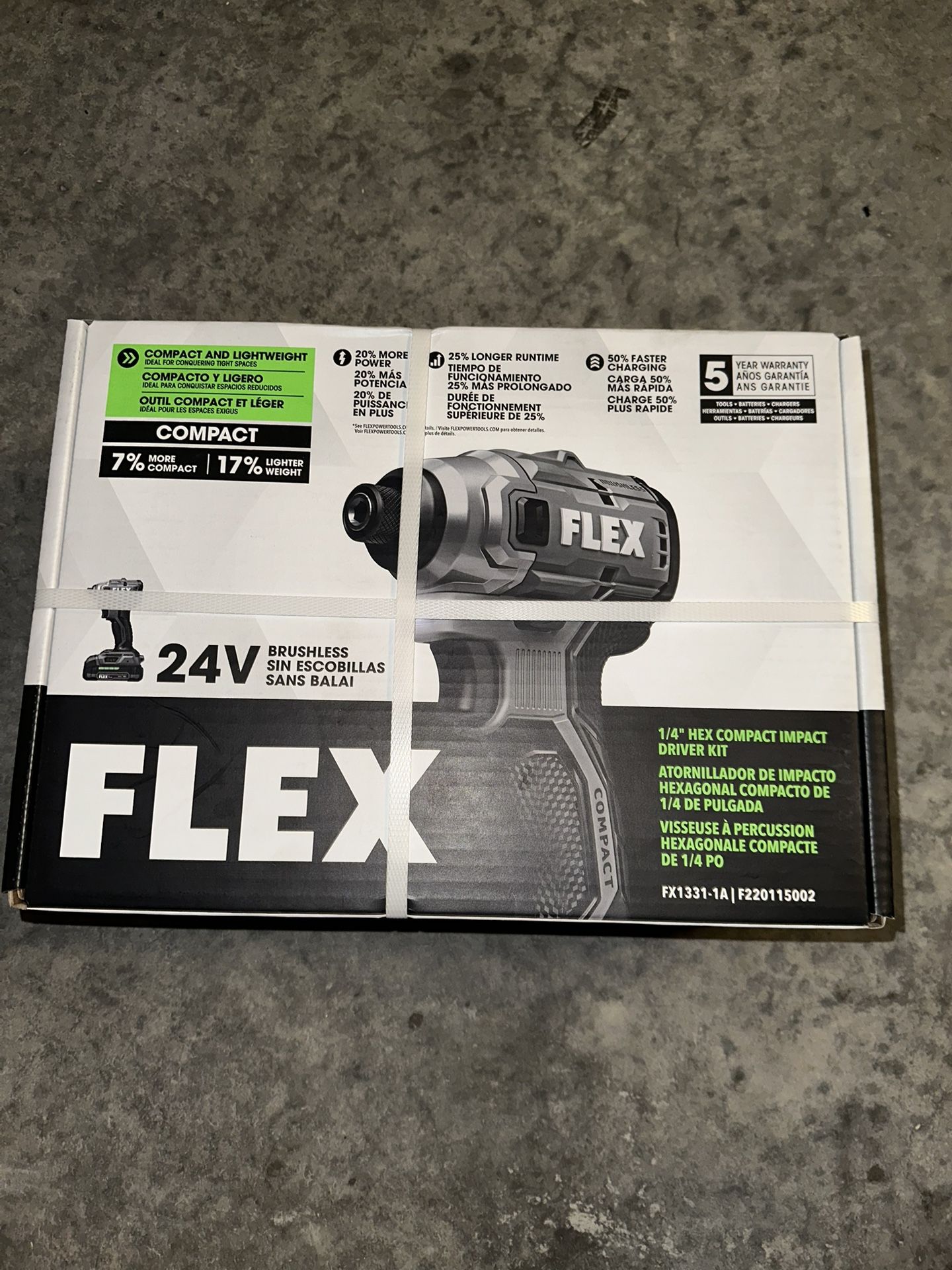 FLEX 24V 1/4” HEX IMPACT KIT