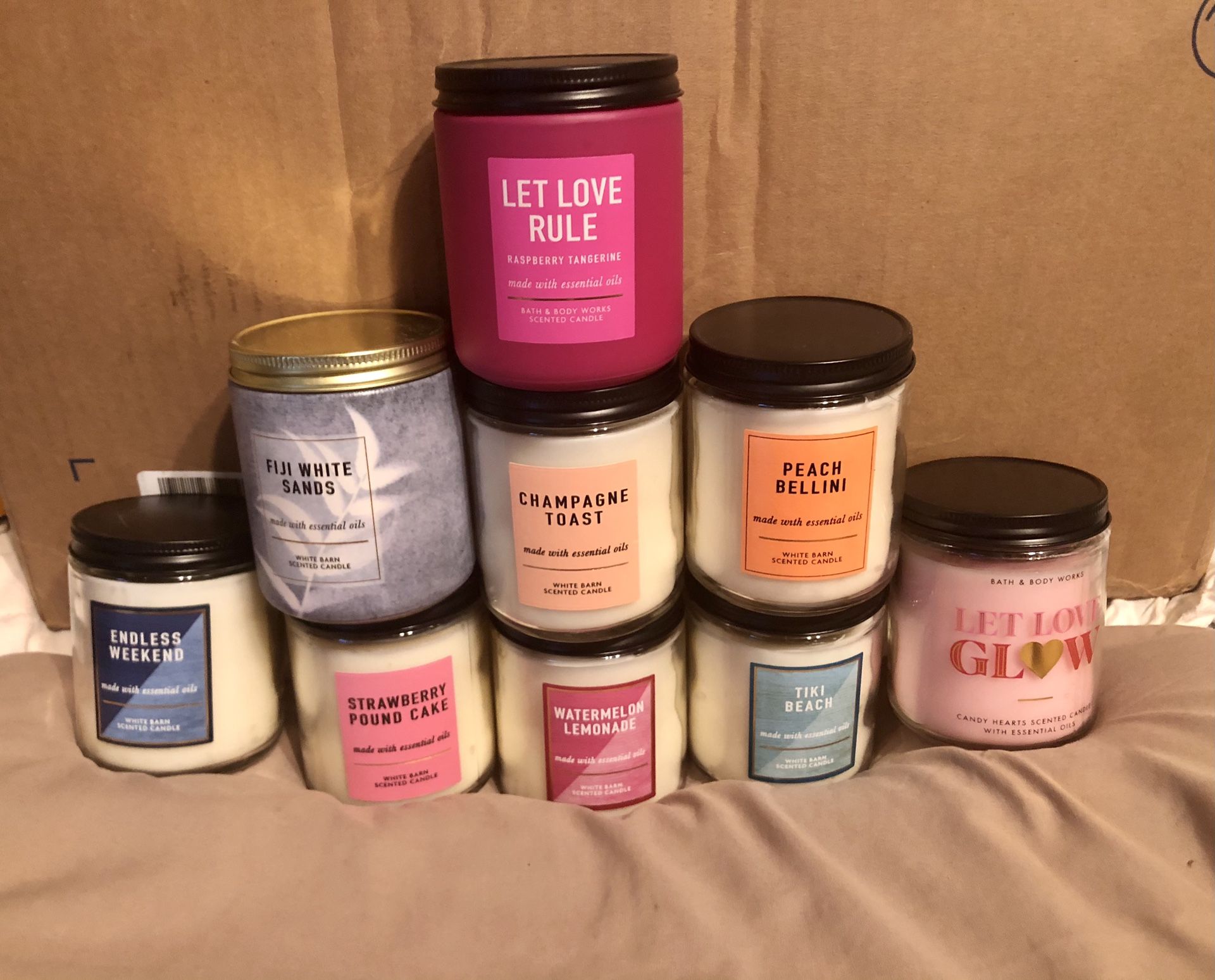 New Bath and Body Works Single Wick Candles