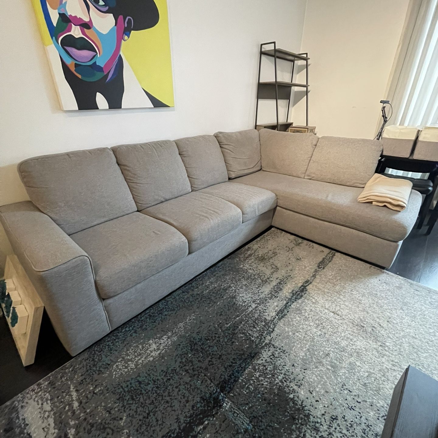 Sectional  Couch From Living spaces MUST GO