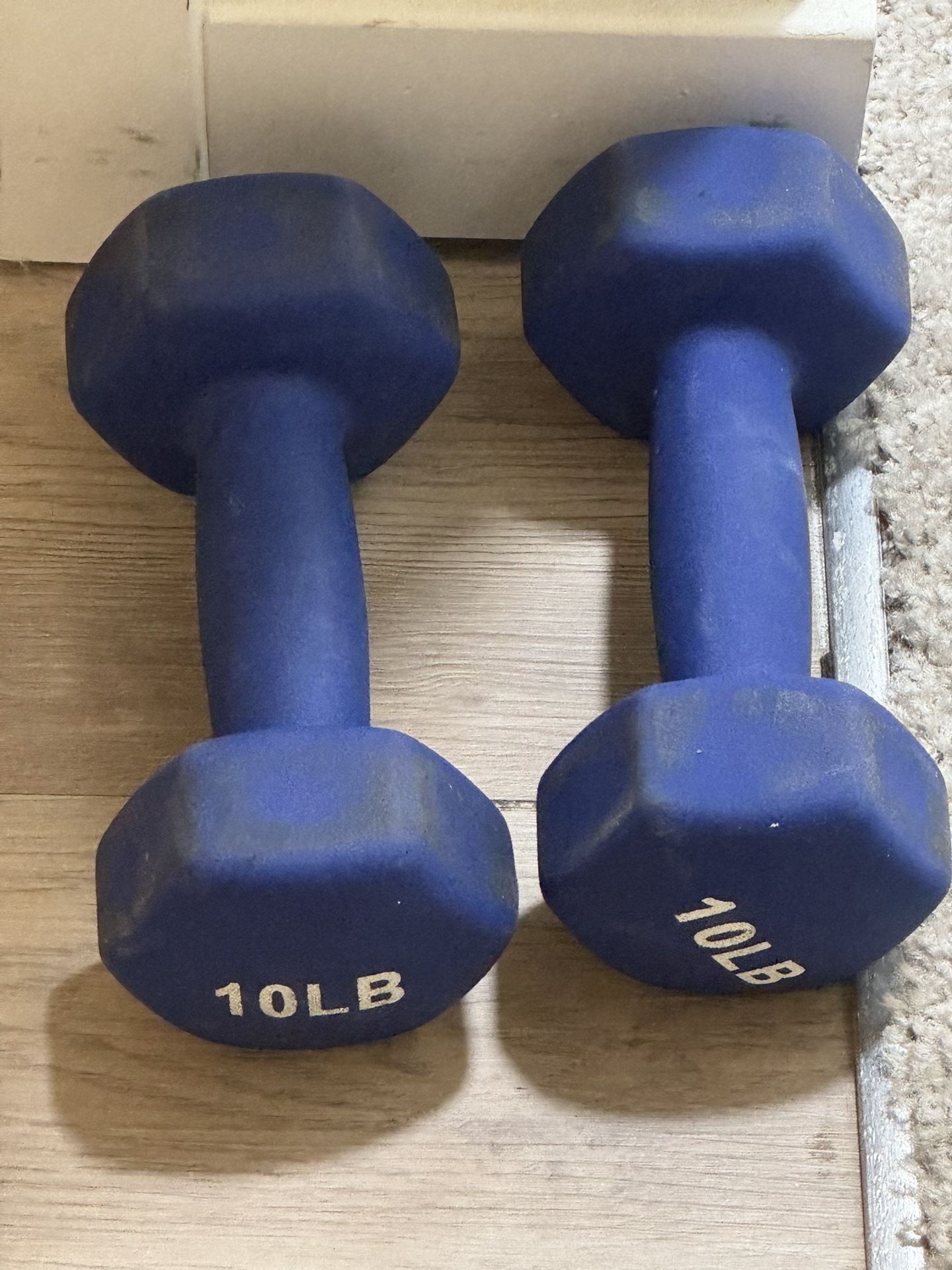 Pair Of 10lb Dumbbells -10$