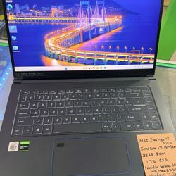MSI Prestige 15 A10SC Intel Core i7 10th Gen 32GB RAM 1TB SSD GTX 1650 4GB Win11  Comes with C Type Charger.   Excellent Condition. 