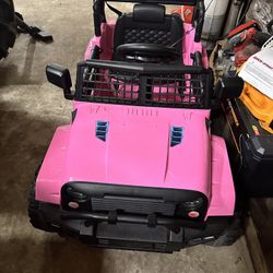 Pink Jeep Powerwheels 