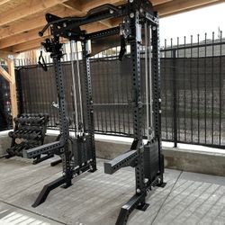 Vesta Fitness PRO SERIES Ultimate Half Rack Functional Trainer/Smith Machine