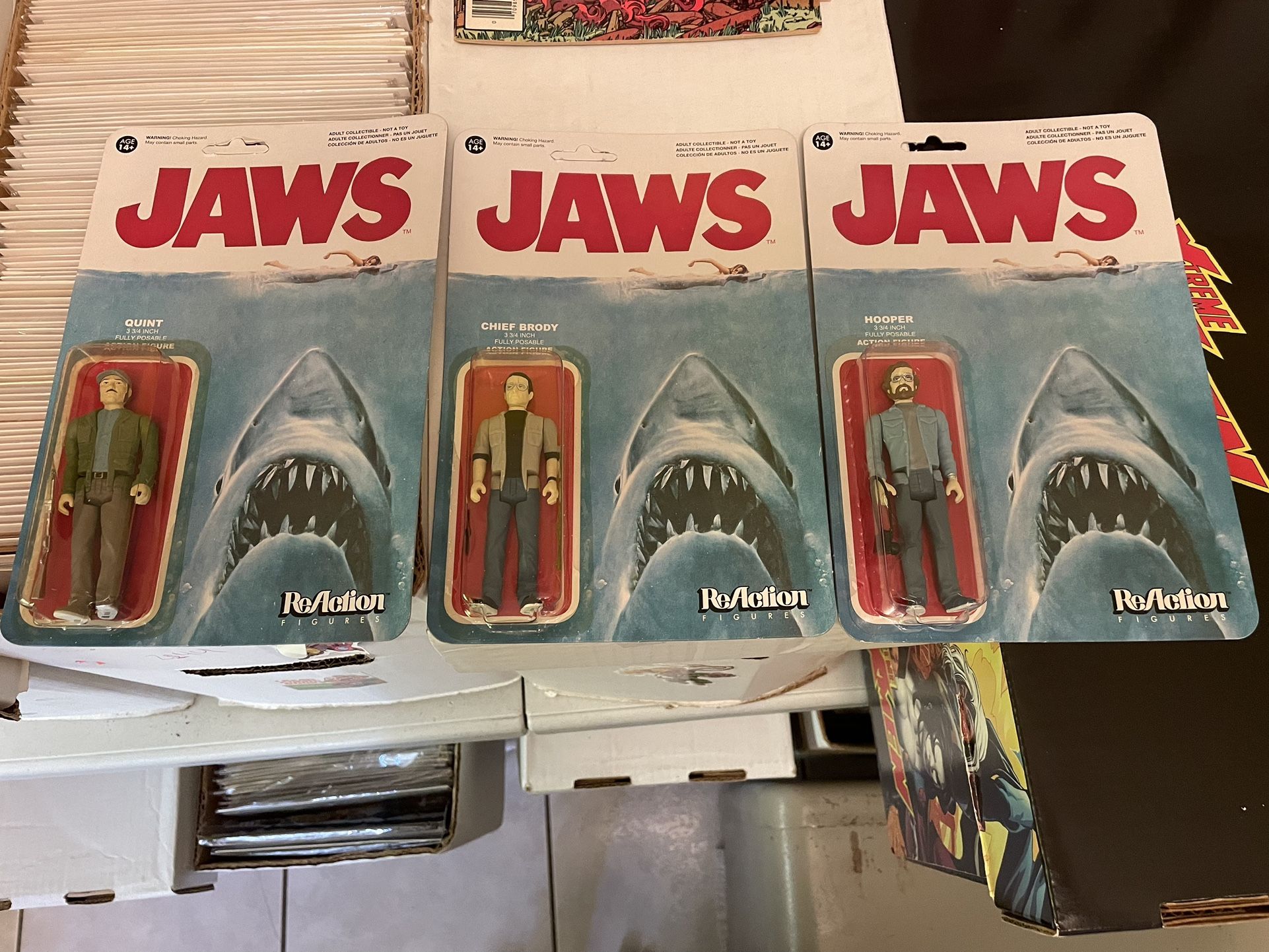 Jaws Funko Reaction Figures