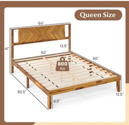 Queen size bed frame