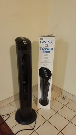 Cascade 40 inch tower fan (no remote)