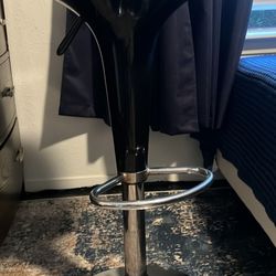 360 Spinning ‘Black Silver’ Height Adjustable Stool