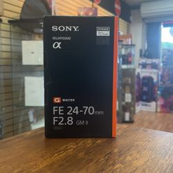 Sony FE 24-70mm F2.8