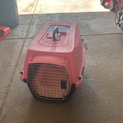 Pink Small Dog Kennel 