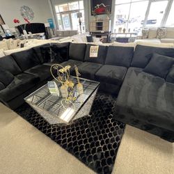 Beautiful Black Sectional $2599🖤