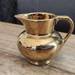 Golden look Ceramic Mini Pitcher