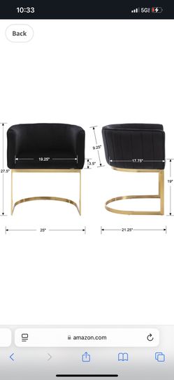 Today Sale ! 2 New Velvet Chairs