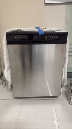 Free 24 inch wide  Whirlpool Stainless Steel Dishwasher