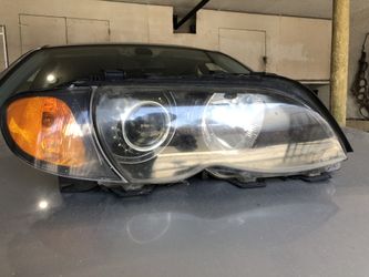 Bmw 328xi 2004 head headlights passenger side