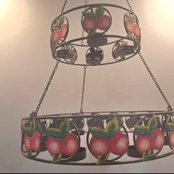 Vintage Tea Light Candle Chandelier