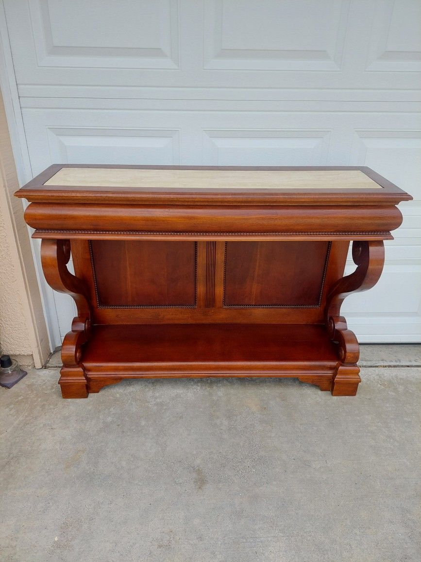 Antique Table Marble Top