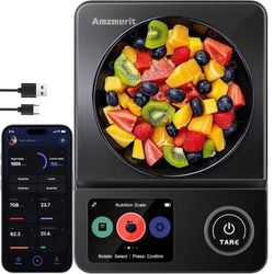 new Smart Food Kitchen Scale with Nutritional Calculator, Timer, 0.1g High Precision Kitchen Scale, Free App with 27 Nutrients Tracking, Digital Grams