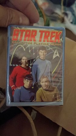 Star Trek collectors playing cards
