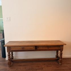 Solid Wood Entry Table