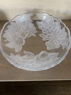Glass Fruit Bowl
