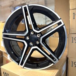 19" inch Wheels for Mercedes Benz C300 C43 E300 E53 AMG style 5x112 bolt pattern size 