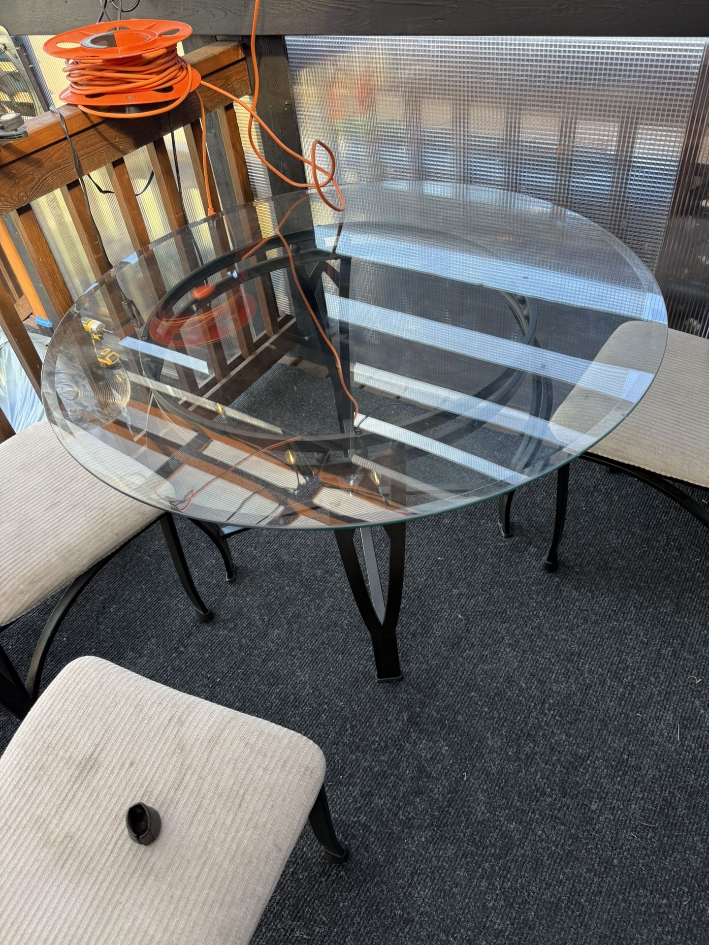 Table and Four Chairs