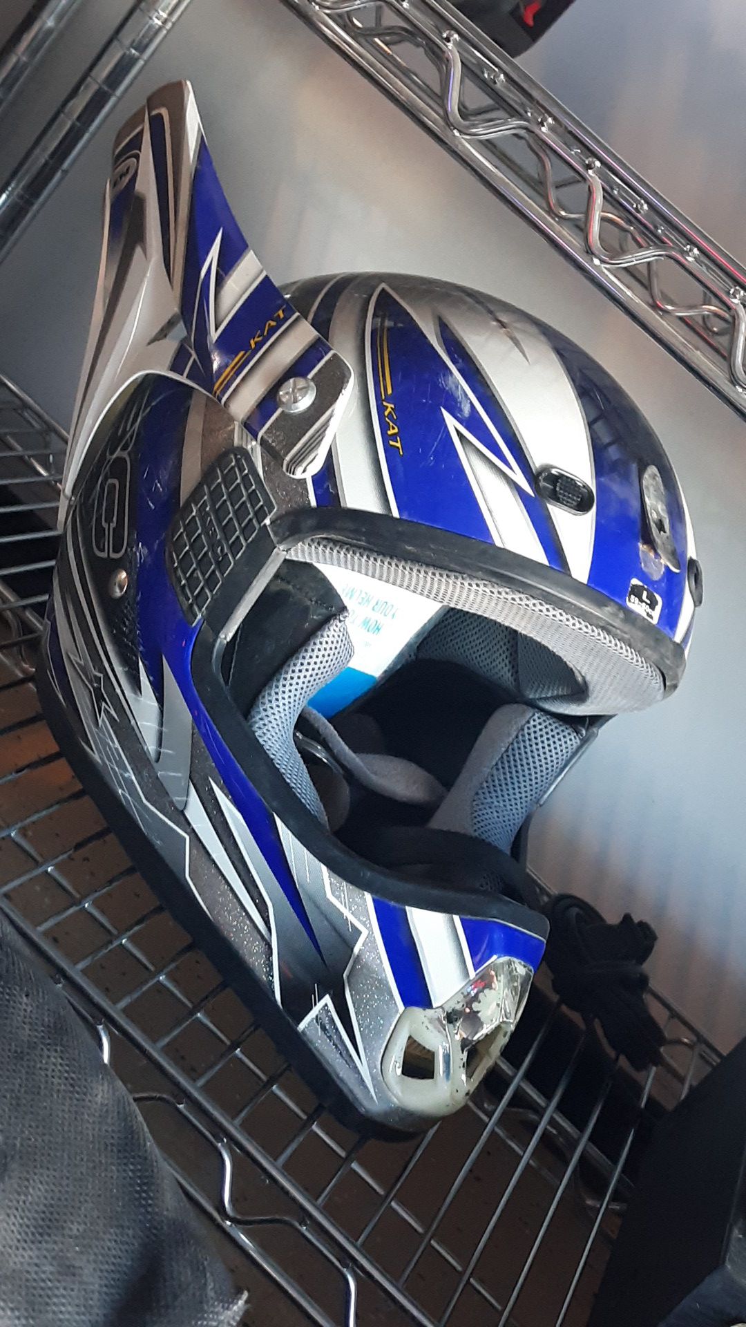 Large KBC Motorbike Helmet