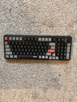 MSI light up keyboard