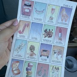 Bridal Shower Lotería Cards 