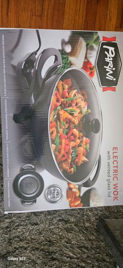 Electric Wok 1400W cooking power