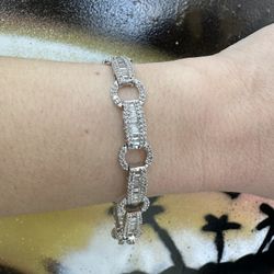 14k NAT DIAMOND BRACELET 