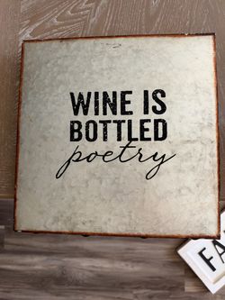 Rustic Wine Sign