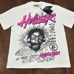 White Hellstar Records “Is This What Heaven Sounds Like” Graphic Shirt (FREE SHIPPING)