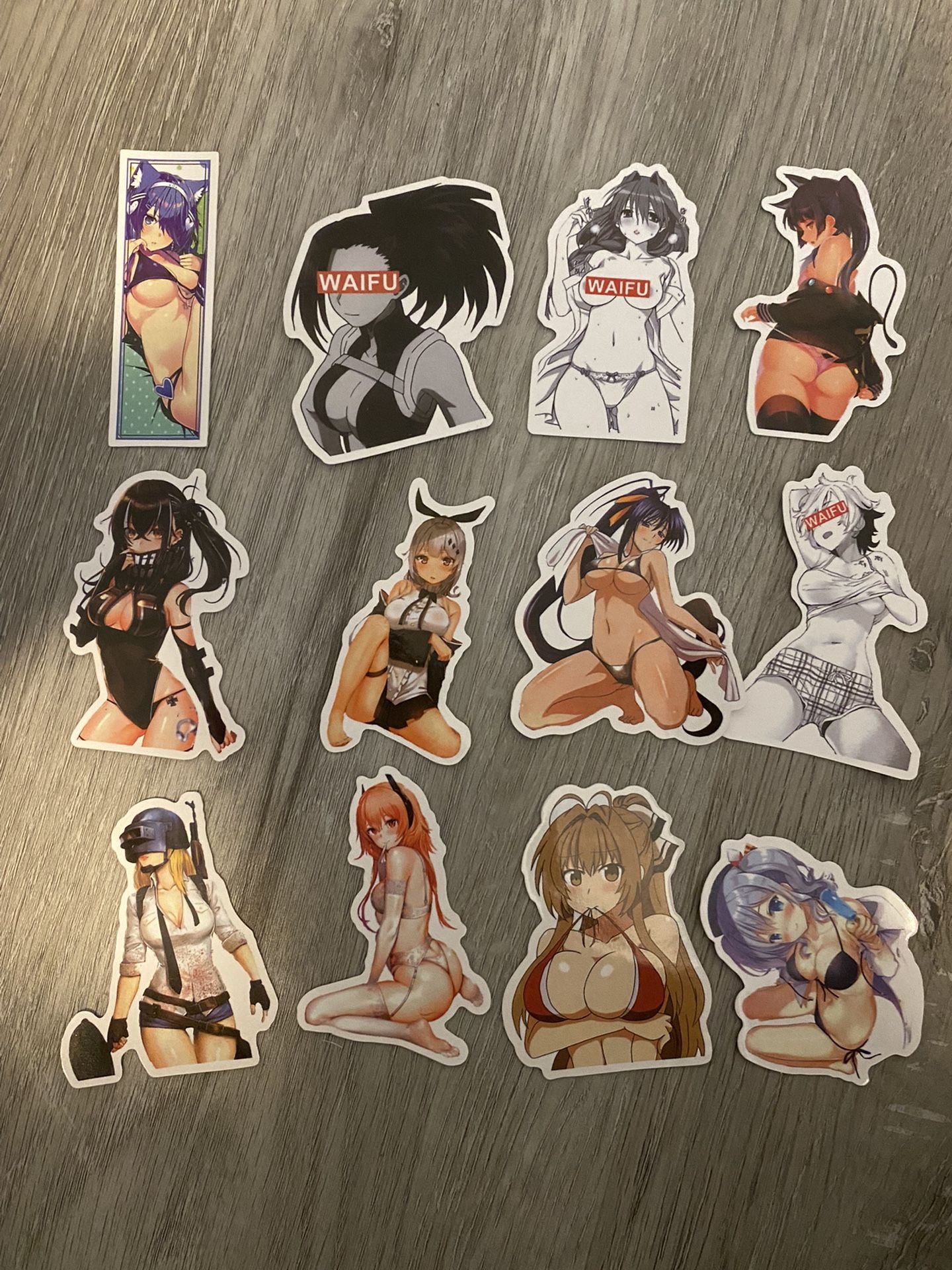 Sexy Anime Bunny Bikini Waifus Vinyl Stickers
