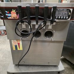 Commercial Ice Cream Soft Serve Frozen Yogurt Machine 5 Flavor