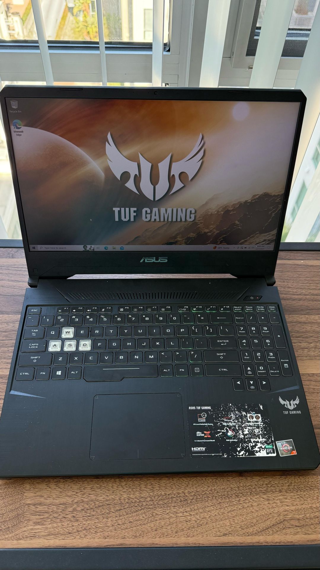 ASUS TUF gaming laptop